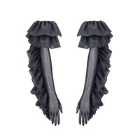 ordúdíordú | Gloves - Long Ruffled Gloves