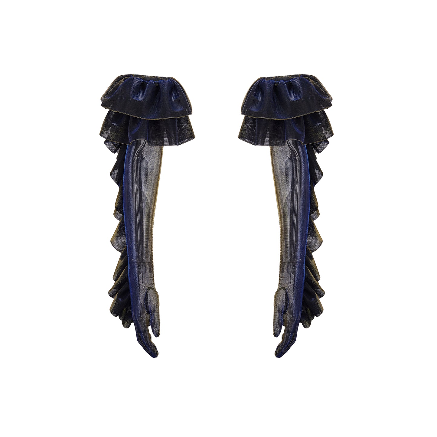 ordúdíordú | Gloves - Long Ruffled Gloves