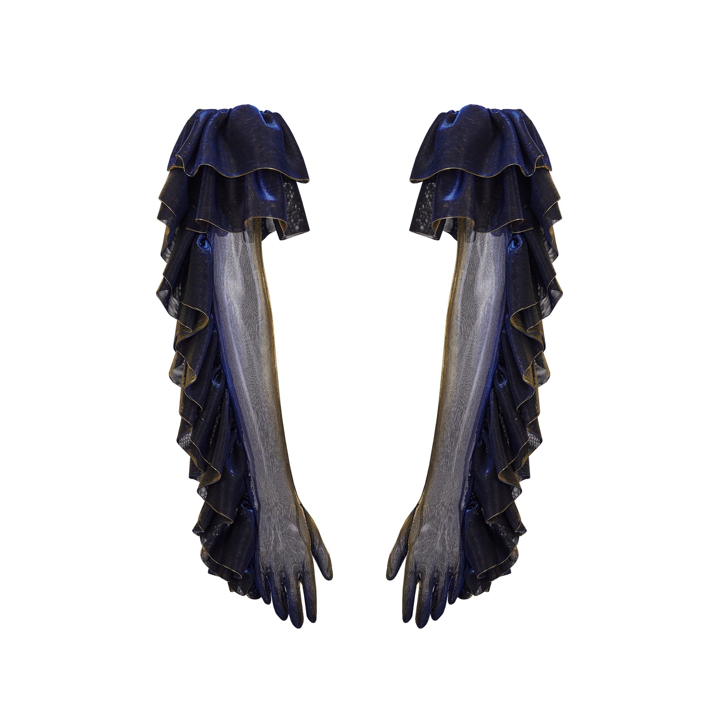 ordúdíordú | Gloves - Long Ruffled Gloves