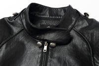 ordúdíordú | Jacket - Multi-button Armor-style Leather Jacket