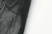 ordúdíordú | Jacket - Multi-button Armor-style Leather Jacket