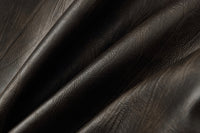 ordúdíordú | Jacket - Brown Leather Jacket with a Silhouette