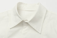 ordúdíordú | Shirts - Shirt with Folded Cuffs and Tie Collar