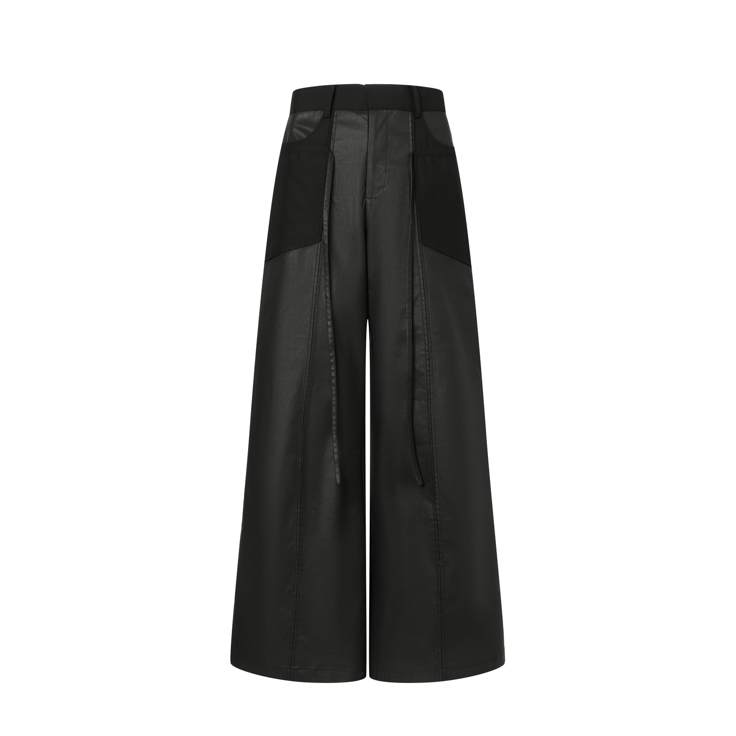 ordúdíordú | Trousers - Patchwork Leather Trousers