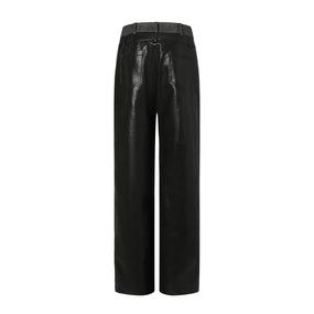 ordúdíordú | Trousers - Patchwork Leather Trousers
