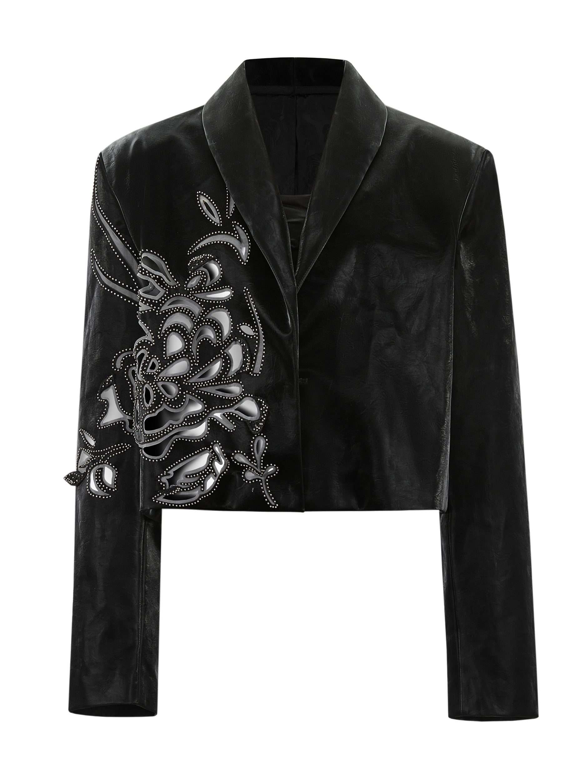 ordúdíordú | Coat - Nail-drilled Hollow-out Short Jacket