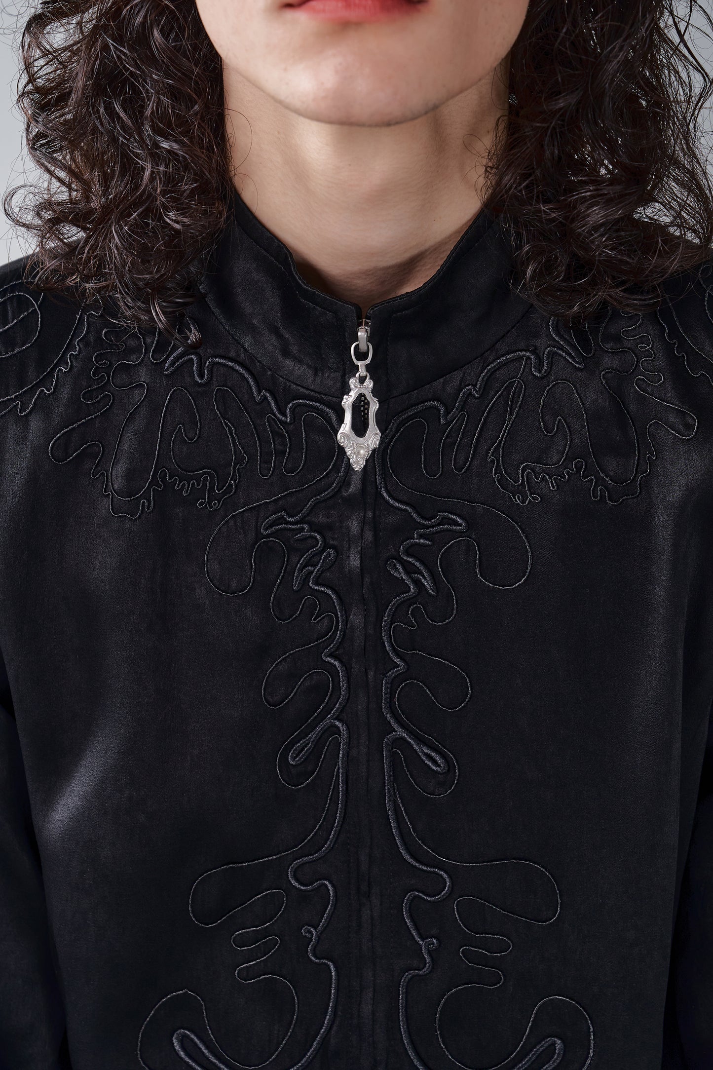 ordúdíordú | Jacket - New Chinese Embroidered Stand-up Collar Jacket