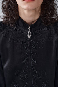 ordúdíordú | Jacket - New Chinese Embroidered Stand-up Collar Jacket