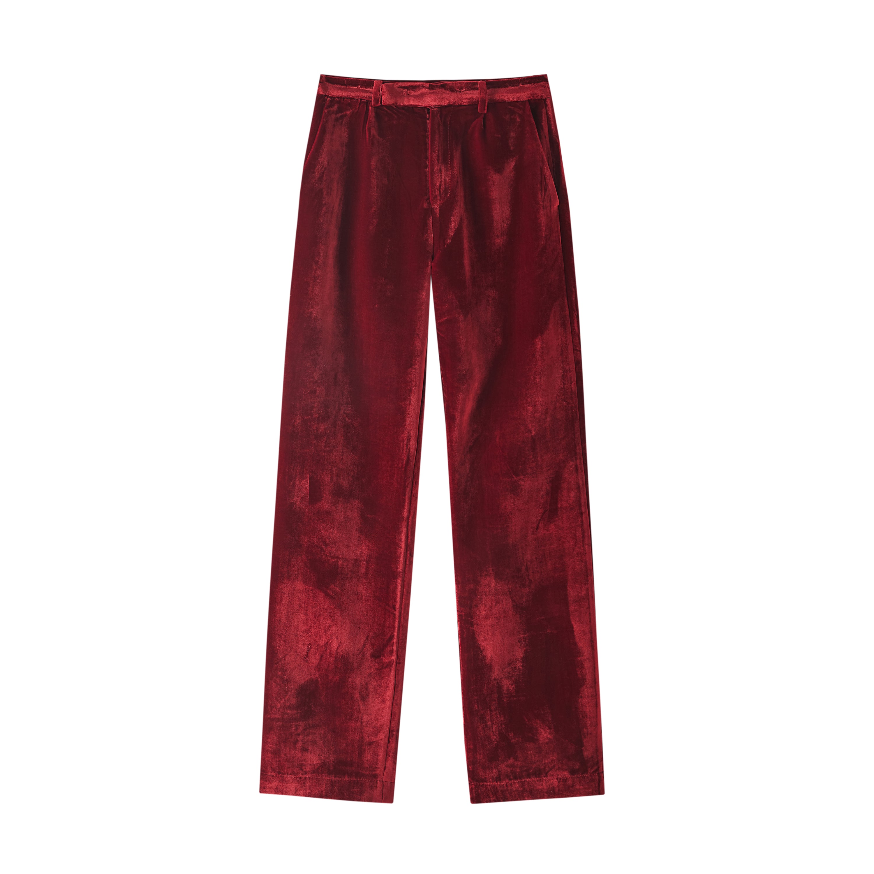 ordúdíordú | Trousers - Red Velvet Pants