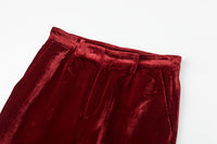 ordúdíordú | Trousers - Red Velvet Pants