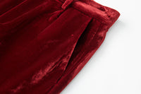 ordúdíordú | Trousers - Red Velvet Pants