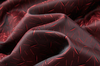 ordúdíordú | Suit- Red Velvet Suit with Pressed Diamond