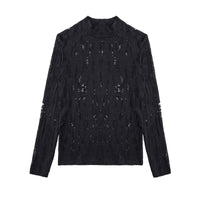 ordúdíordú | Top - Ripped Black Sweater