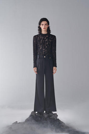 ordúdíordú | Top - Ripped Black Sweater