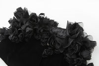 ordúdíordú | Top - Short Shawl with Black Roses