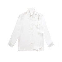 ordúdíordú | Shirt - Slouchy White Ribbon Shirt