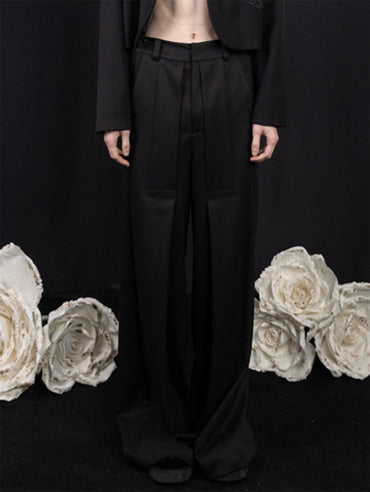 ordúdíordú | Trousers - Stacked Wide Pants