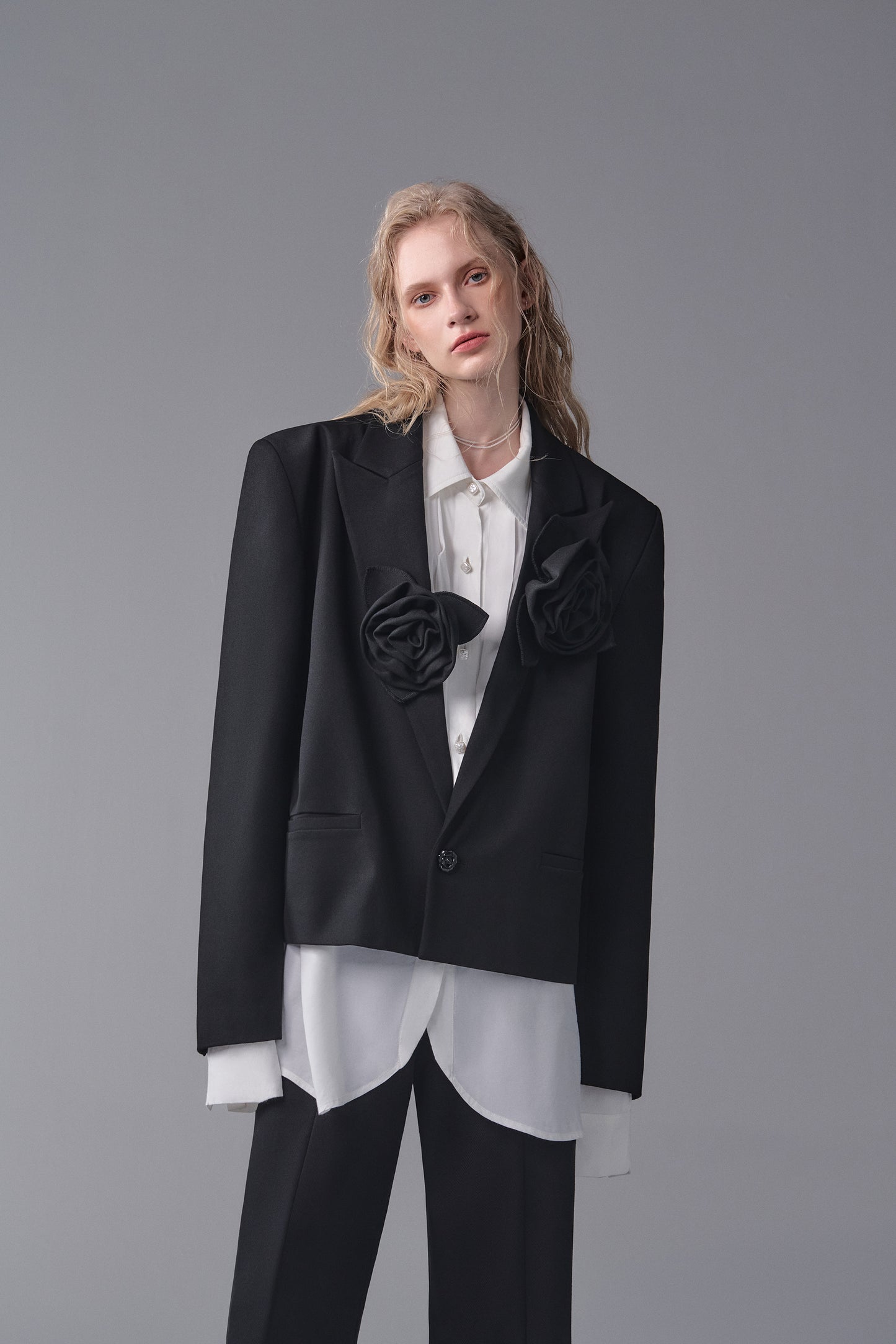 ordúdíordú | Coat - Three-dimensional Rose Suit