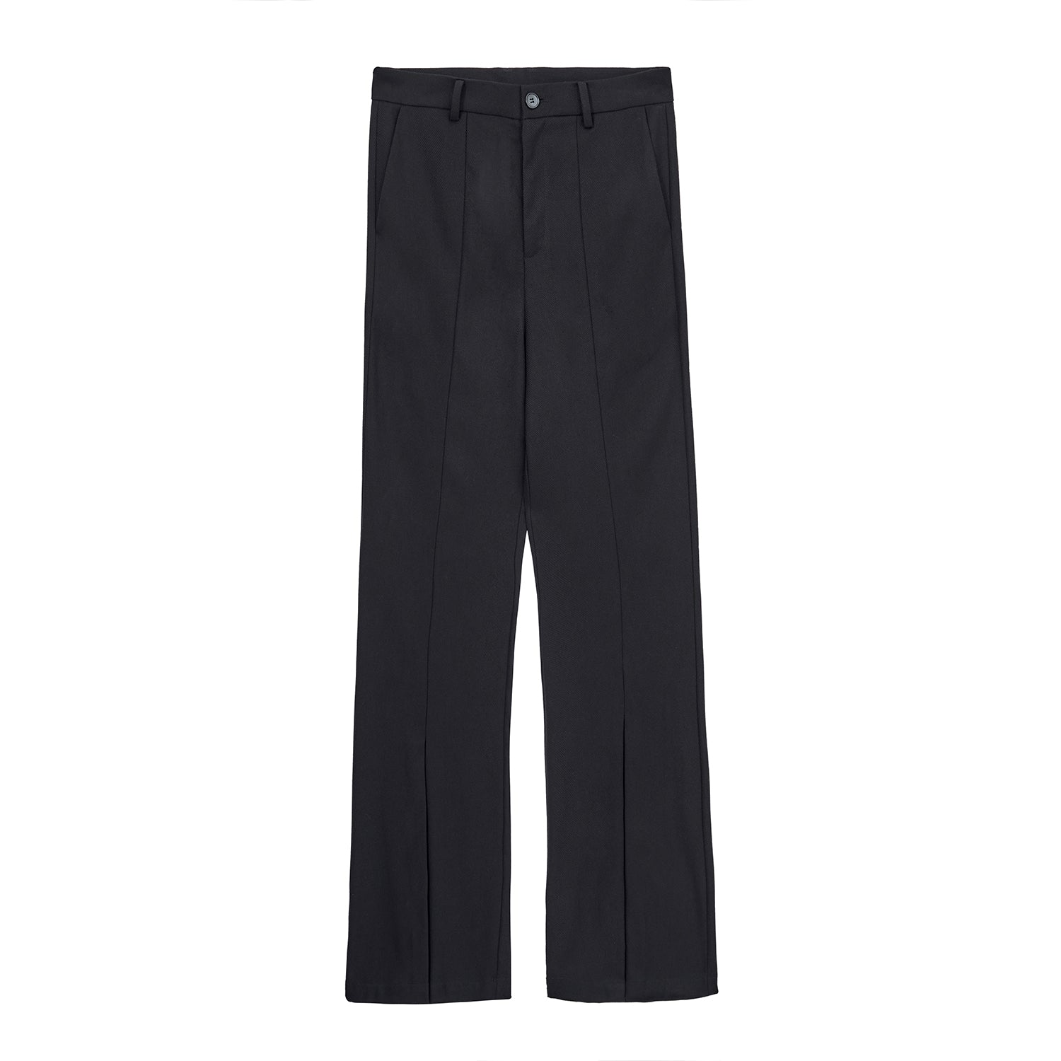 ordúdíordú | Trousers - Twill Front Pleated Deconstructed Slacks