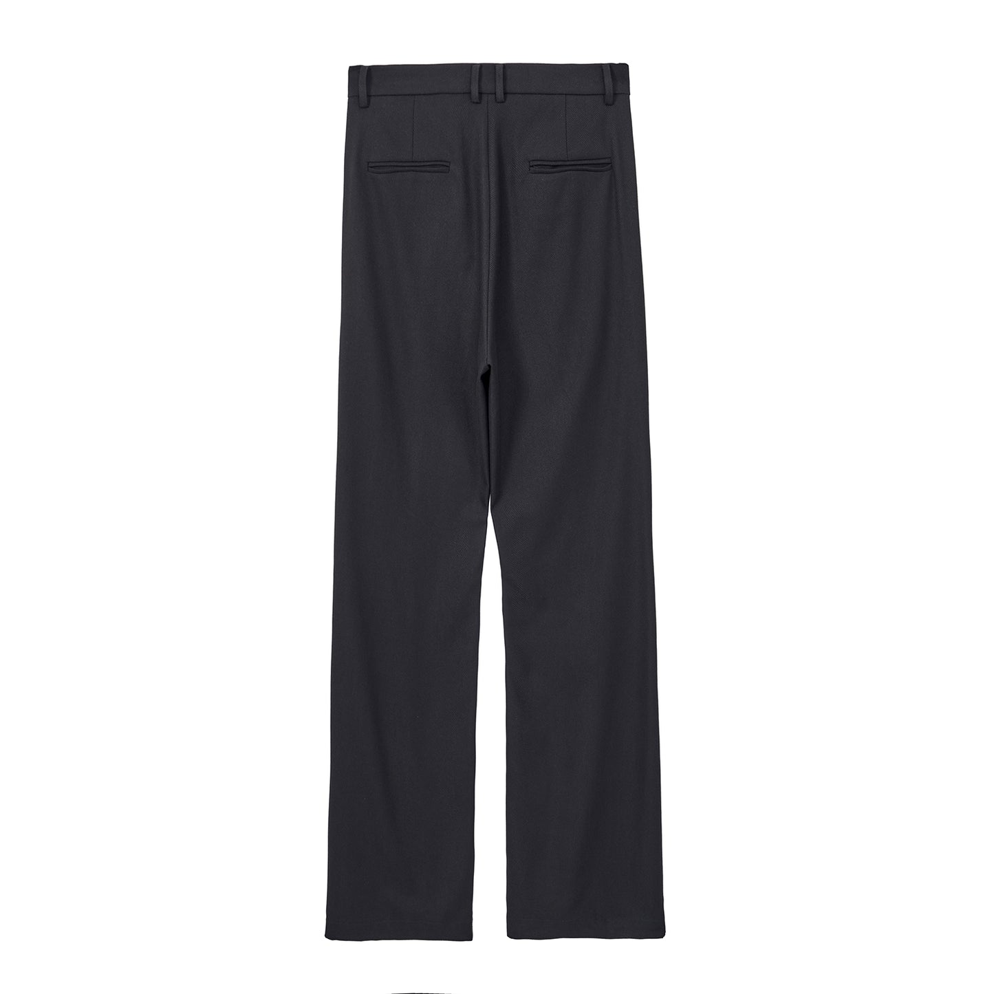 ordúdíordú | Trousers - Twill Front Pleated Deconstructed Slacks