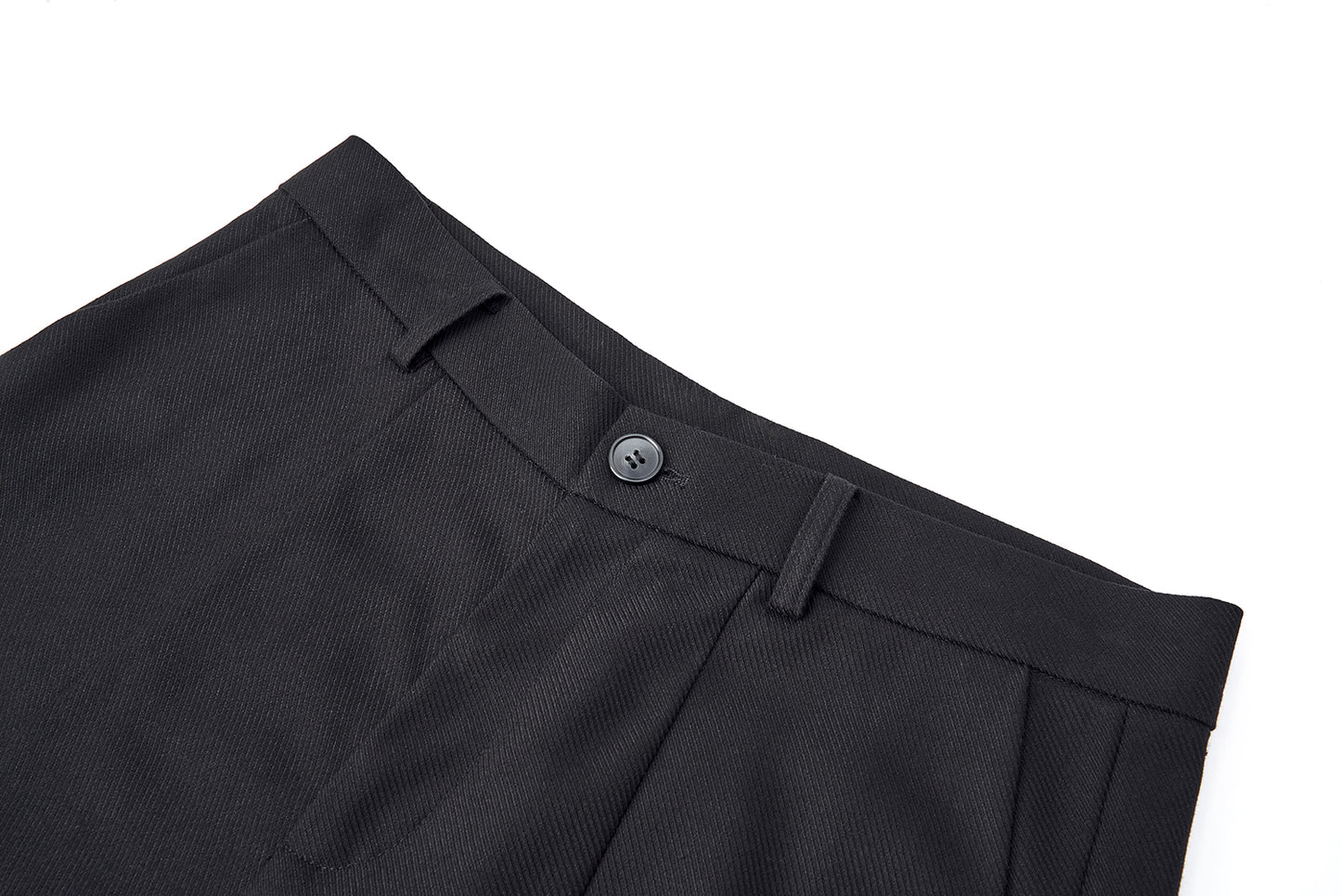 ordúdíordú | Trousers - Twill Front Pleated Deconstructed Slacks