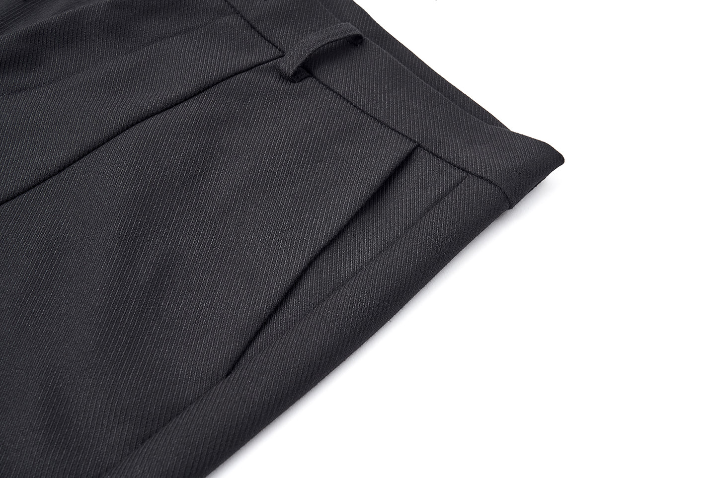 ordúdíordú | Trousers - Twill Front Pleated Deconstructed Slacks