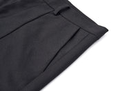 ordúdíordú | Trousers - Twill Front Pleated Deconstructed Slacks