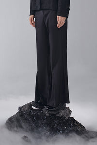 ordúdíordú | Trousers - Twill Front Pleated Deconstructed Slacks
