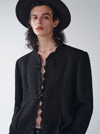 ordúdíordú | Coat - Coat with wavy flap button