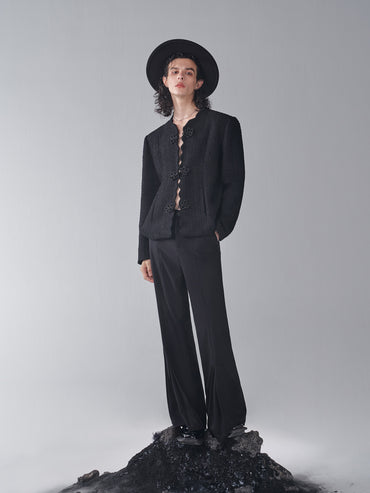 ordúdíordú | Coat - Coat with wavy flap button