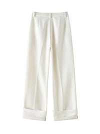 ordúdíordú | Trousers - Cuffed Suit Trousers