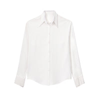 ordúdíordú | Shirt - White Shirt with Short Ruffled Collar and Lace