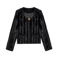 ordúdíordú | Coat - Woolen Collarless Coat